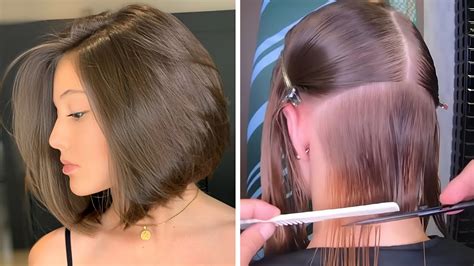 chanel bem curto|Corte de cabelo chanel passo a passo .